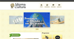 Desktop Screenshot of idiomaycultura.com