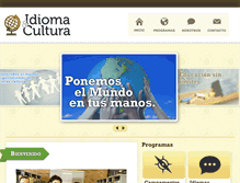 Tablet Screenshot of idiomaycultura.com